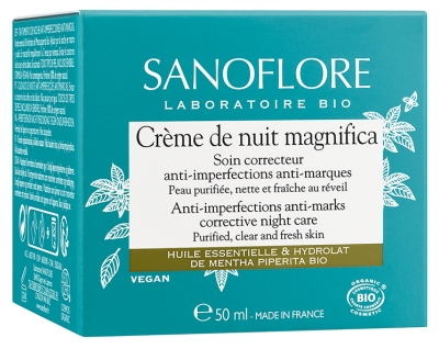 Sanoflore Crème de Nuit Magnifica Bio 50 ml