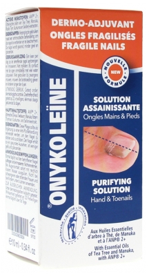 Akileïne Onykoleïne Sanitizing Solution Hands and Feet Nails 10ml
