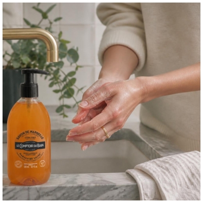 Le Comptoir du Bain Savon de Marseille Mandarine-Sauge 500 ml