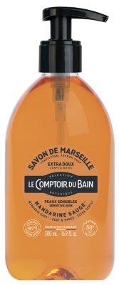 Le Comptoir du Bain Savon de Marseille Mandarine-Sauge 500 ml