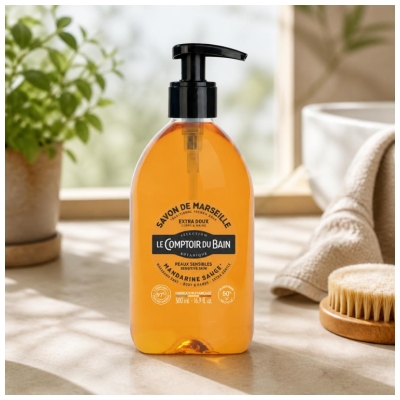 Săpun de Marsilia Mandarine-Salvie Le Comptoir du Bain 500 ml