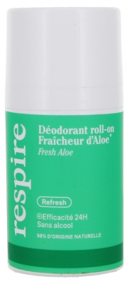 Respire Déodorant Roll-On Fraîcheur d'Aloe 50 ml
