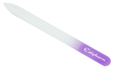 Estipharm Colourful Glass Nail File - Colour: Purple