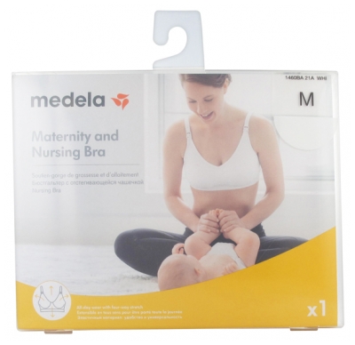 Medela Maternity and Nursing Bra White - Size: Size M