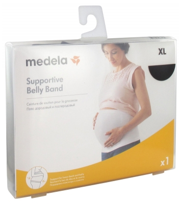 Medela Cintura di Sostegno per la Gravidanza Nera - Dimensione: XL