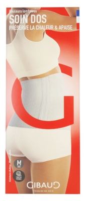 Gibaud Nugaros Priežiūra Šilumos Diržas Angracito Spalvos Aukštis 30 cm - Dydis: M