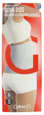 Gibaud Nugaros Priežiūra Šilumos Diržas Angracito Spalvos Aukštis 30 cm