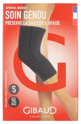 Gibaud Soin Genou Heat Knee Pad - Size: Size S