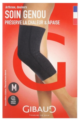 Gibaud Soin Genou Heat Knee Pad - Size: Size M