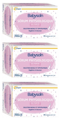 Babysoin Physiological Serum 3 x 30 Single Doses