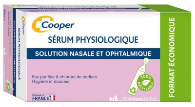 Cooper Suero Fisiológico 40 Unidosis de 5 ml