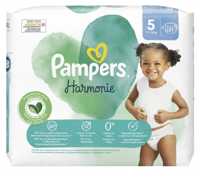 Pampers Harmonie 31 Couches Taille 5 (11-16 kg)