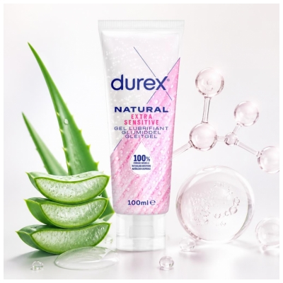 Gel Lubrifiant Extra Sensibil Durex Natural 100 ml