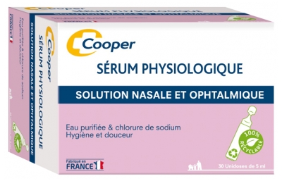 Cooper Physiological Serum 30 Single-Doses of 5 ml