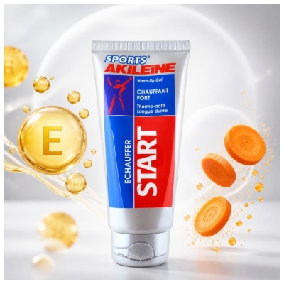 Akileïne Start Żel Rozgrzewający 75 ml