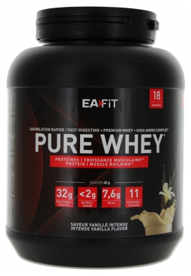 Eafit Muscle Construction Pure Whey 750g - Fragrance: Intense Vanilla