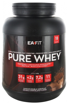 Eafit Muscle Construction Pure Whey 750g - Fragrance: Double Chocolate