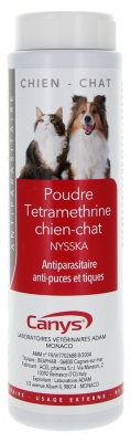 Canys Poudre Tetramethrine Chien-Chat 150 g