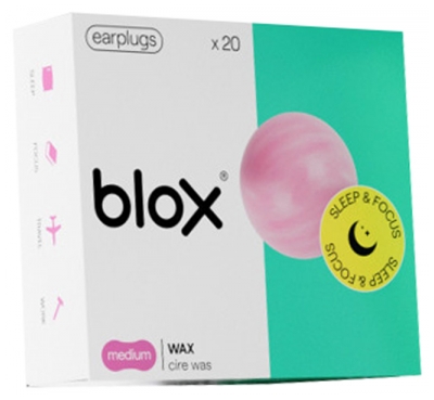 Blox Naturwachs Ohrstöpsel 20 Stück