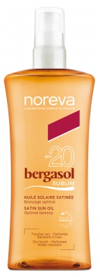Noreva Bergasol Sublim Huile Solaire Satinée SPF20 125 ml