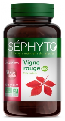 Séphyto Circulação Fragon & Vitis Rubra Orgânico 200 Cápsulas