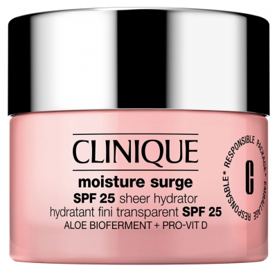 Clinique Moisture Surge Hydratant Fini Transparent SPF25 30 ml