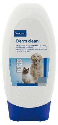 Virbac Derm Clean Delikatny Szampon dla Psów i Kotów 200 ml
