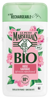 Le Petit Marseillais Gel Douche Rafraîchissant Rose Sauvage Bio 250 ml