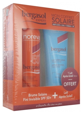 Noreva Bergasol Expert Sun Mist SPF50+ 150 ml + Free After Sun Milk 100 ml do Twarzy i Ciała