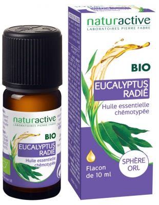 Naturactive Eikalipta Radiata Ēteriskā Eļļa (Eucalyptus radiata Sieb) Bio 10 ml
