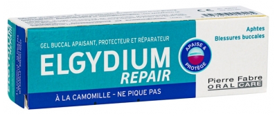Elgydium Repair Gel Buccal Apaisant Protecteur Réparateur 15 ml