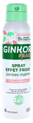 Ginkor Frais Šalto Poveikio Purškalas Lengvoms Kojoms 125 ml