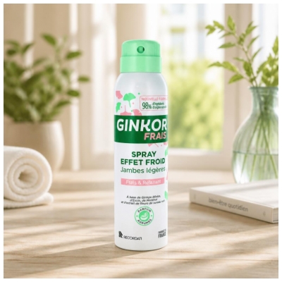 Ginkor Frais Spray Hladen Učinek Lahek Noge 125 ml