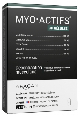 Aragan Synactifs MyoActifs 30 Gélules