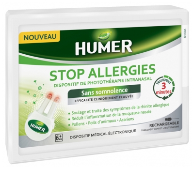 Humer Dispositivo per Fototerapia Intranasale Stop Allergies