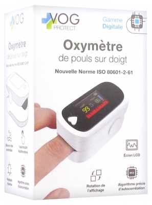 Vog Protect Fingertip Pulse Oximeter
