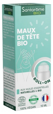 Santarome Roll-On Organico per il mal di Testa 10 ml