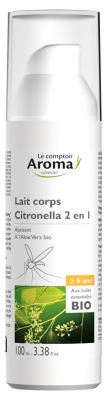 Leite Corporal Citronela 2em1 do Comptoir Aroma 100 ml