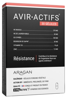 Aragan Synactifs AvirActifs 30 Capsules