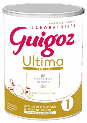 Guigoz Ultima Premium Lait 1er Âge Jusqu'à 6 Mois 800 g