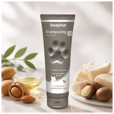 Beaphar Valkoisen Turkin Koirashampoo 250 ml