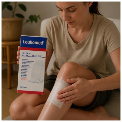 Essity Leukomed 5 Absorberande Non-Woven Förband 10 x 25 cm