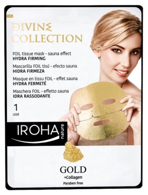 Iroha Nature Divine Collection Hydra Firming Mask Gold 24k 25 ml