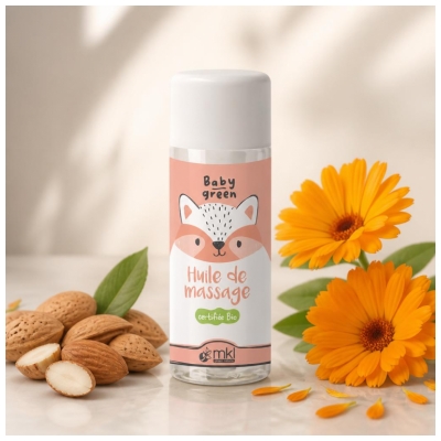 MKL Green Nature Baby Green Huile de Massage Bio 100 ml