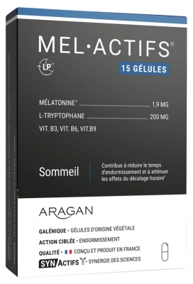 Aragan Synactifs MelActifs 15 Capsules
