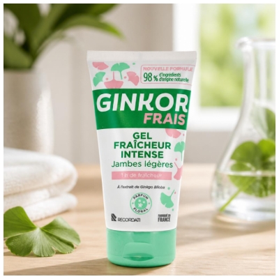 Ginkor Frais Gel Fraîcheur Intense Jambes Légères 150 ml