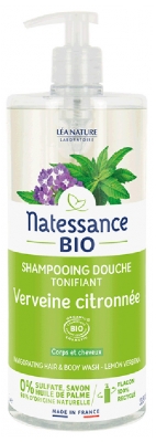 Natessance Shampoo Doccia Biologico Alla Verbena e Limone 1 L