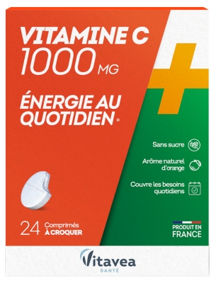 Vitavea Vitamine C 1000 mg 24 Comprimés à Croquer