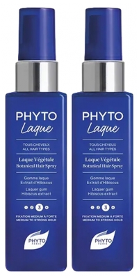 Phyto Phytolaque Vegetable Lacquer with Shellac Medium to Strong Fixation 2 x 100ml