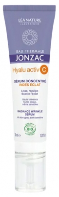Eau de Jonzac Hyalu Activ C Serum Concentrate Wrinkle Radiance Organic 30 ml